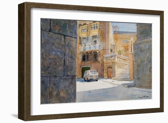 The Walls of Birgu, 2011-Lucy Willis-Framed Giclee Print