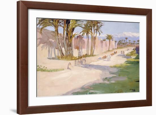 The Walls of Marrakesh-Sir John Lavery-Framed Premium Giclee Print