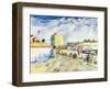 The Walls of Paris-Vincent van Gogh-Framed Giclee Print