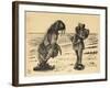 The Walrus and the Carpenter, Illustration from 'Through the Looking Glass' by Lewis Carroll…-John Tenniel-Framed Giclee Print