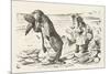 The Walrus and the Carpenter the Walrus Eats the Last Oyster-John Tenniel-Mounted Photographic Print