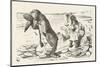 The Walrus and the Carpenter the Walrus Eats the Last Oyster-John Tenniel-Mounted Photographic Print