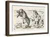 The Walrus and the Carpenter the Walrus Eats the Last Oyster-John Tenniel-Framed Photographic Print