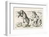 The Walrus and the Carpenter the Walrus Eats the Last Oyster-John Tenniel-Framed Premium Photographic Print