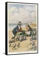 The Walrus and the Carpenter-John Tenniel-Framed Stretched Canvas