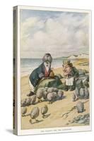 The Walrus and the Carpenter-John Tenniel-Stretched Canvas