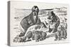 The Walrus and the-John Tenniel-Stretched Canvas