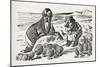 The Walrus and the-John Tenniel-Mounted Giclee Print