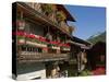 The Walser Village of Grimentz, Valais, Swiss Alps, Switzerland, Europe-Angelo Cavalli-Stretched Canvas
