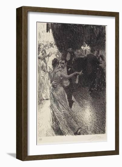 The Waltz, 1891-Anders Leonard Zorn-Framed Giclee Print