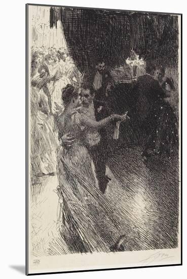 The Waltz, 1891-Anders Leonard Zorn-Mounted Giclee Print