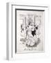 The Waltz, French New Year Card, Late 19th Century-null-Framed Giclee Print