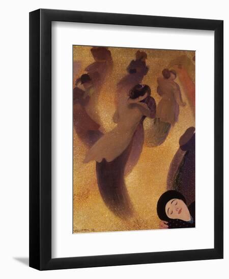 The Waltz (La Vals)-Felix Edouard Vallotton-Framed Premium Giclee Print