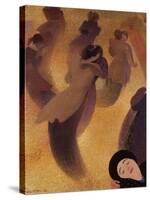 The Waltz (La Vals)-Felix Edouard Vallotton-Stretched Canvas