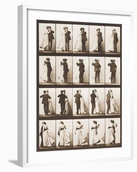 The Waltz-Eadweard Muybridge-Framed Giclee Print
