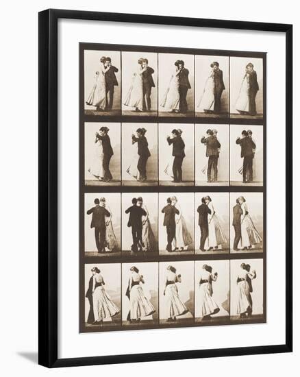 The Waltz-Eadweard Muybridge-Framed Giclee Print