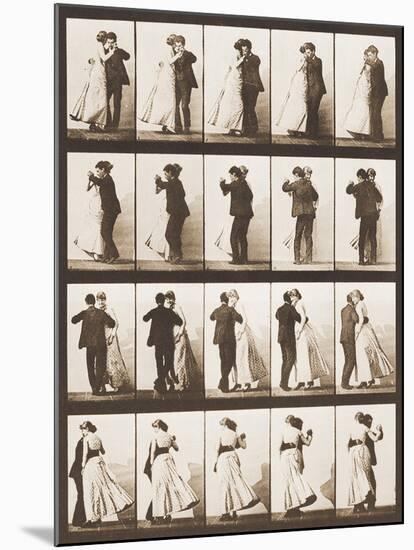 The Waltz-Eadweard Muybridge-Mounted Giclee Print