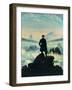 The Wanderer Above the Mists-Caspar David Friedrich-Framed Giclee Print