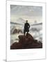 The Wanderer Above The Sea Of Clouds-Caspar David Friedrich-Mounted Giclee Print