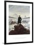 The Wanderer Above The Sea Of Clouds-Caspar David Friedrich-Framed Giclee Print