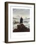 The Wanderer Above The Sea Of Clouds-Caspar David Friedrich-Framed Giclee Print