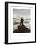 The Wanderer Above The Sea Of Clouds-Caspar David Friedrich-Framed Giclee Print