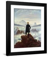 The Wanderer Above the Sea of Fog, 1818-Caspar David Friedrich-Framed Art Print