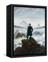 The Wanderer Above the Sea of Fog, 1818-Caspar David Friedrich-Framed Stretched Canvas