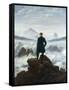 The Wanderer Above the Sea of Fog, 1818-Caspar David Friedrich-Framed Stretched Canvas