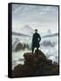 The Wanderer Above the Sea of Fog, 1818-Caspar David Friedrich-Framed Stretched Canvas