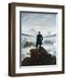 The Wanderer Above the Sea of Fog, 1818-Caspar David Friedrich-Framed Premium Giclee Print