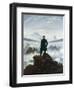 The Wanderer Above the Sea of Fog, 1818-Caspar David Friedrich-Framed Premium Giclee Print