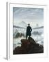 The Wanderer Above the Sea of Fog, 1818-Caspar David Friedrich-Framed Premium Giclee Print