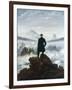 The Wanderer Above the Sea of Fog, 1818-Caspar David Friedrich-Framed Premium Giclee Print