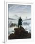 The Wanderer Above the Sea of Fog, 1818-Caspar David Friedrich-Framed Premium Giclee Print