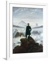 The Wanderer Above the Sea of Fog, 1818-Caspar David Friedrich-Framed Giclee Print