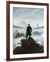 The Wanderer Above the Sea of Fog, 1818-Caspar David Friedrich-Framed Giclee Print