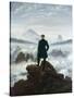 The Wanderer Above the Sea of Fog, 1818-Caspar David Friedrich-Stretched Canvas