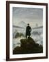 The Wanderer Above the Sea of Fog, about 1818-Caspar David Friedrich-Framed Giclee Print