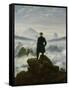The Wanderer Above the Sea of Fog, about 1818-Caspar David Friedrich-Framed Stretched Canvas