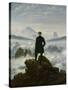 The Wanderer Above the Sea of Fog, about 1818-Caspar David Friedrich-Stretched Canvas