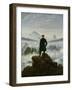 The Wanderer Above the Sea of Fog, about 1818-Caspar David Friedrich-Framed Premium Giclee Print