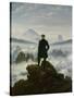 The Wanderer Above the Sea of Fog, about 1818-Caspar David Friedrich-Stretched Canvas