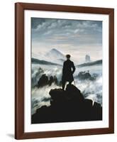 The Wanderer Above the Sea of Fog, c.1818-Caspar David Friedrich-Framed Art Print