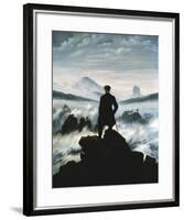 The Wanderer Above the Sea of Fog, c.1818-Caspar David Friedrich-Framed Art Print