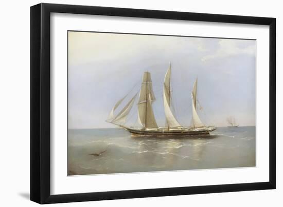 The Wanderer Refitted, c.1883-Richard Bridges Beechey-Framed Giclee Print