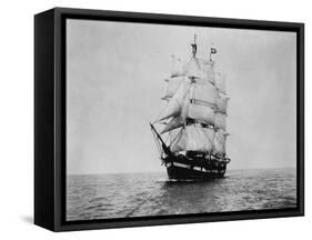 The Wanderer Sailing Ship-null-Framed Stretched Canvas