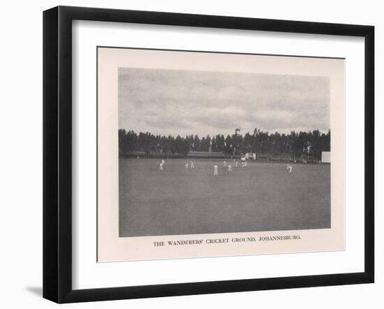 The Wanderers Cricket Ground, Johannesburg, South Africa, 1912-null-Framed Giclee Print