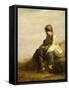 The Wanderers-Jean-François Millet-Framed Stretched Canvas