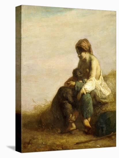 The Wanderers-Jean-François Millet-Stretched Canvas